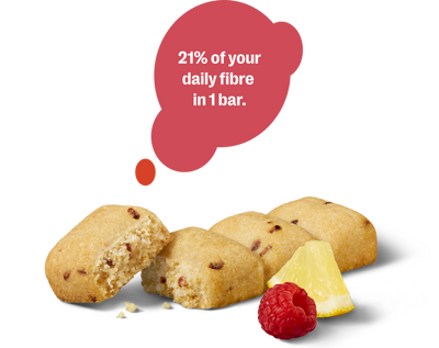 21% of your daily fibre in 1 bar.
