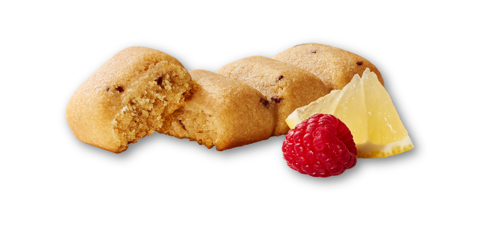 Raspberry Lemon Soft Baked Bars