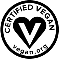 Certified vegan.