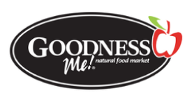 The Goodness Me! Natural Food Market logo, one of the retailers where you can buy GOOD TO GO snacks.