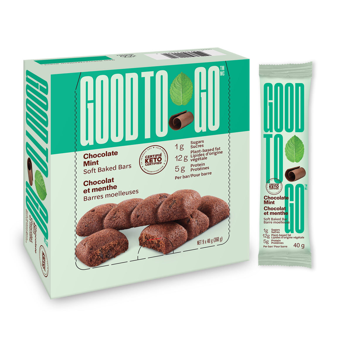 Chocolate Mint Snack Bar (9 Pack)